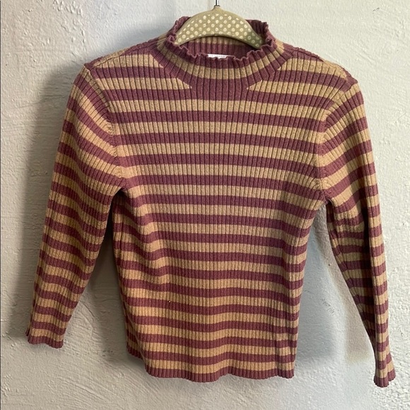 Zara Other - ZARA Striped Ribbed Sweater